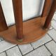 Small half-moon console empire vintage mahogany 1950
