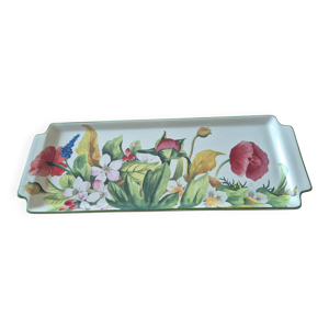 Plat en faïence de gien