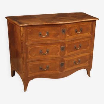 Commode marquetée de style Louis XV du 20ème siècle