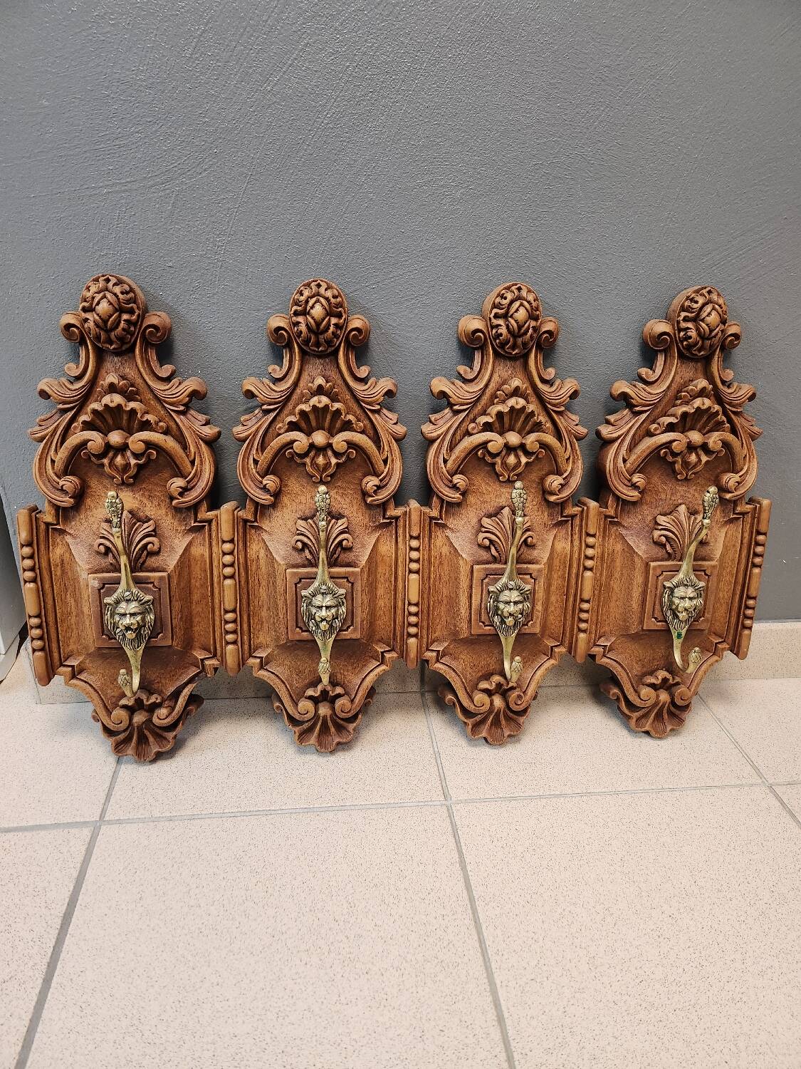 Coat rack, wooden hook