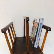 Brutalist magazine rack, 1970