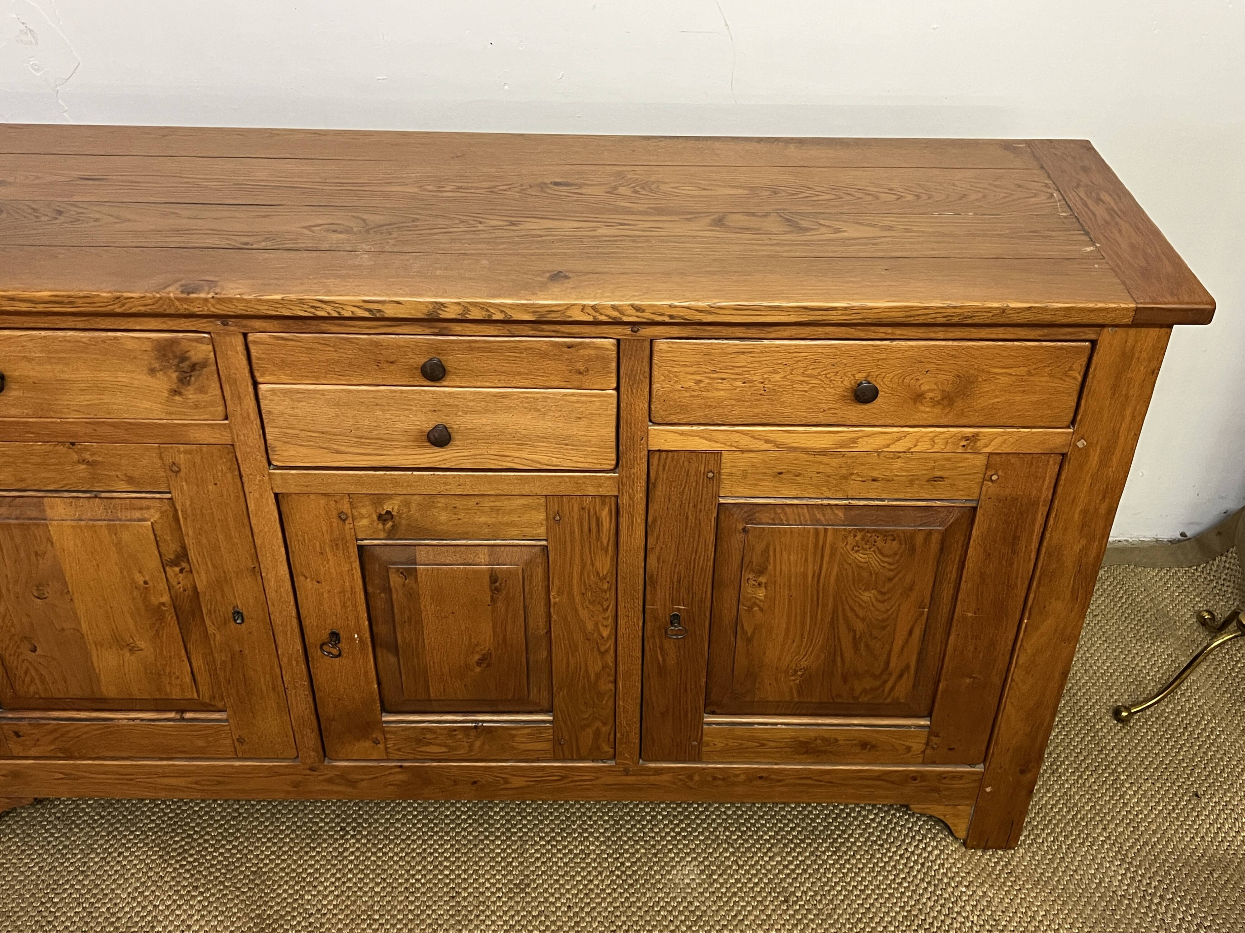 Solid wood sideboard