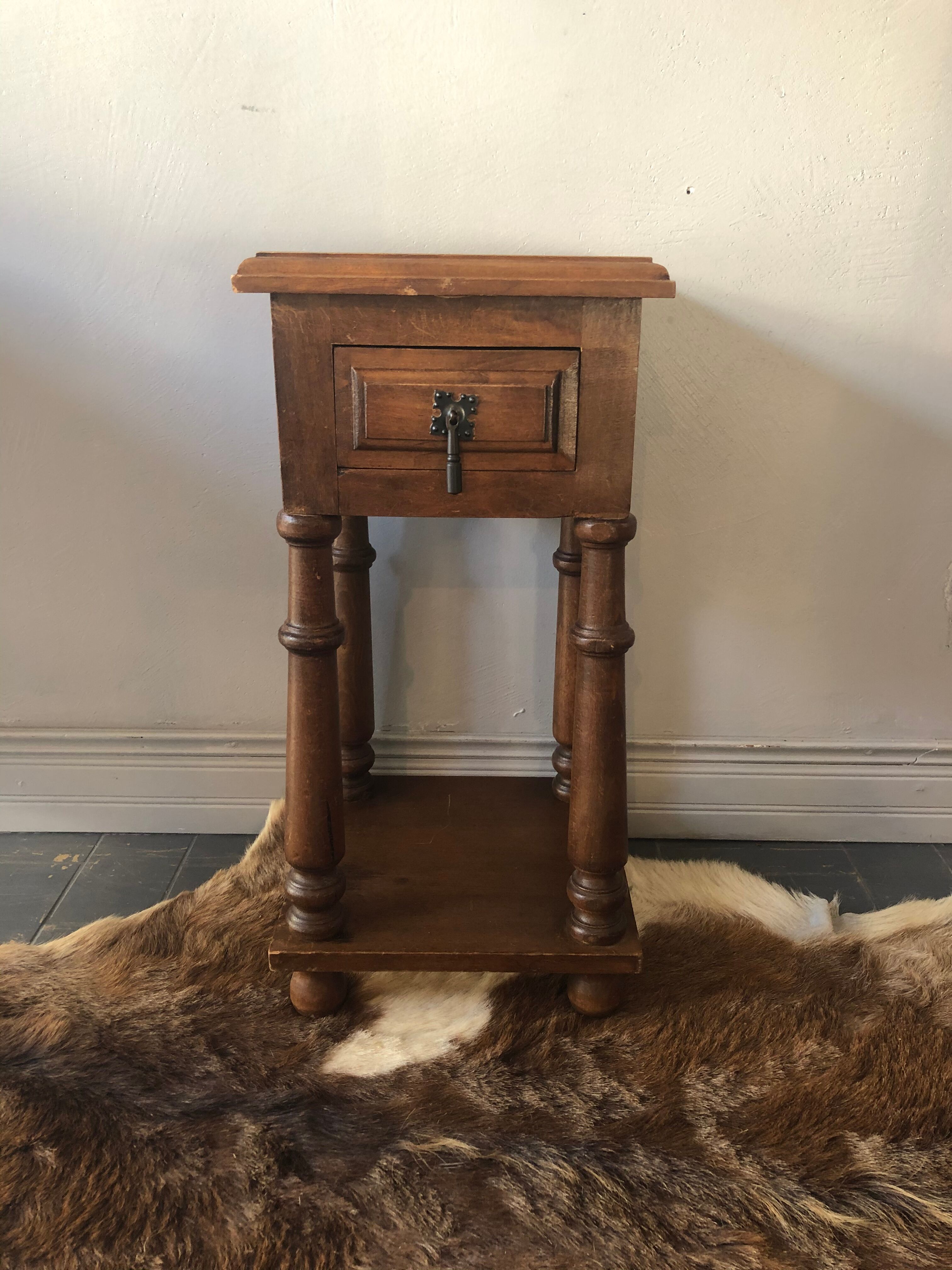 Old bedside table