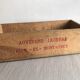 Wood advertising box "Auvergne dairy"