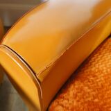 Pair of club chairs in skai 1960