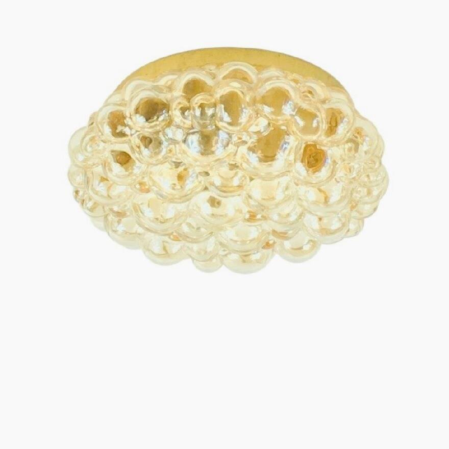 Large Mid-Century Bubble Glass Ceiling Light by H.Tynell for Limburg, 1960s