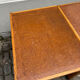 Art deco dining table or desk in wood (extendable)