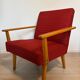 Fauteuil de salon vintage de Tchécoslovaquie des années 1970