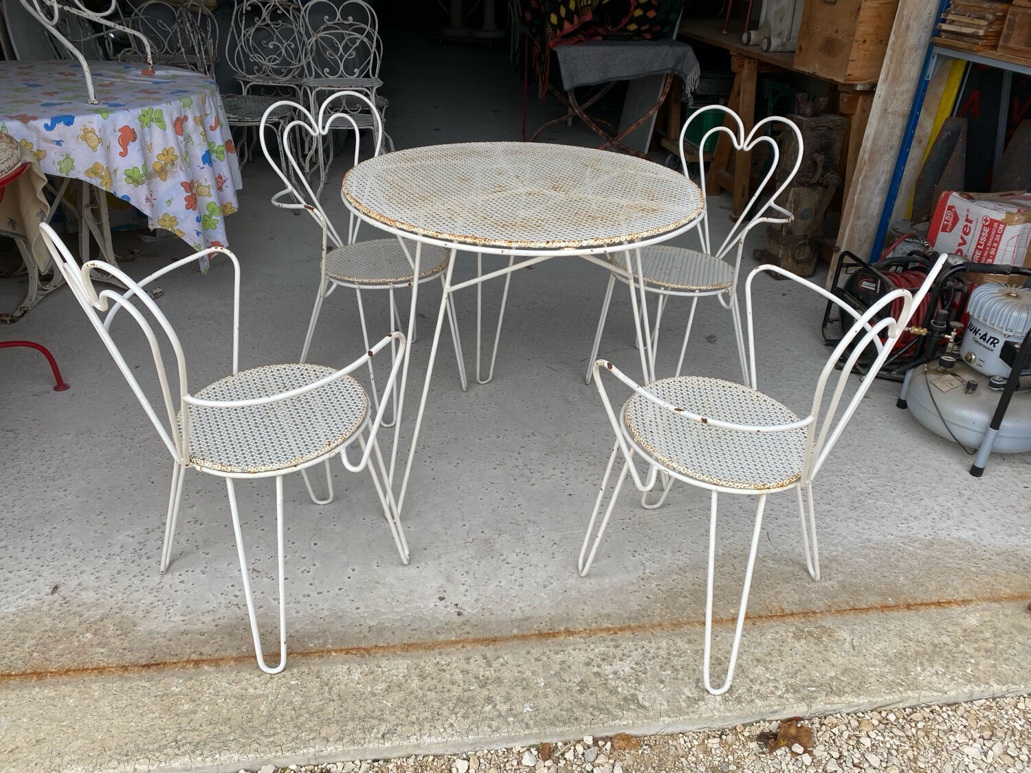 Mathieu Matégot garden furniture - 1954