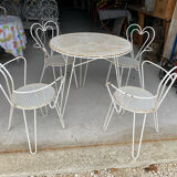 Salon de jardin Mathieu Matégot - 1954