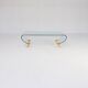 "Tango" Glass Coffee Table by Fabio Di Bartolomei for Fiam Italia