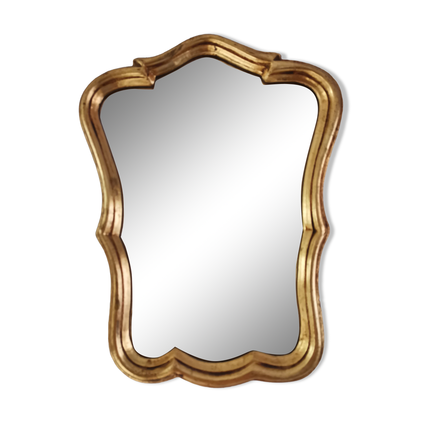 Mirror gilded wood 32x25cm