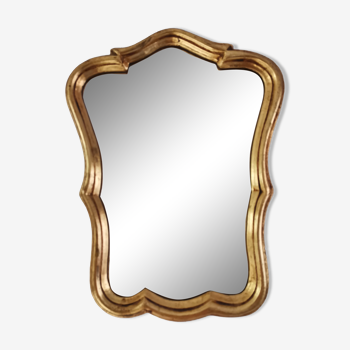 Mirror gilded wood 32x25cm