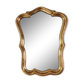 Miroir bois doré 32x25cm