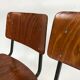 Marko Holland vintage school chairs lot of 2,1970 Netherlands