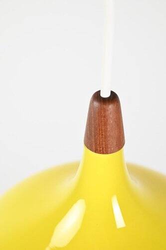 Yellow Pendant Light from Holmegaard