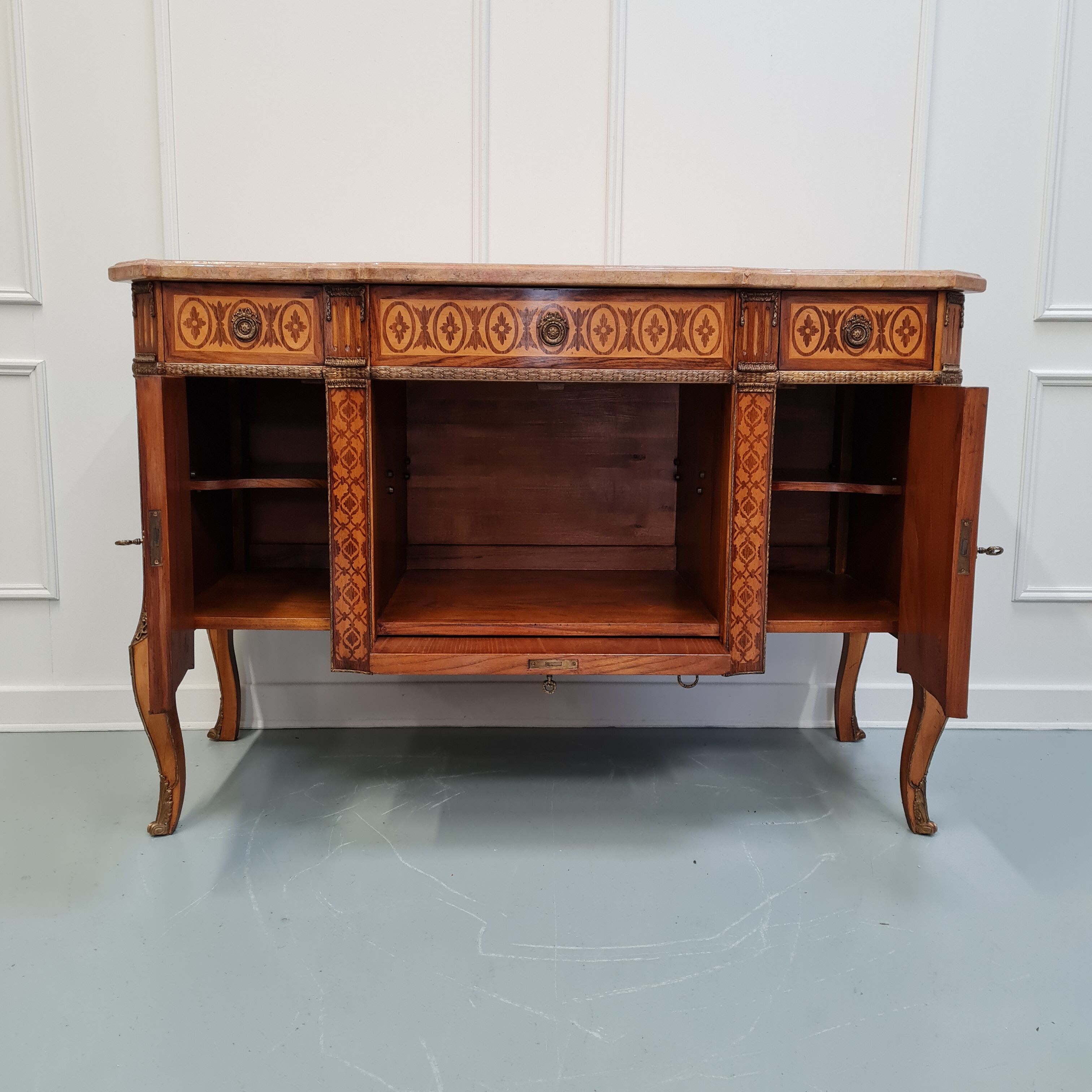 Transitional style antique french commode made in c1920