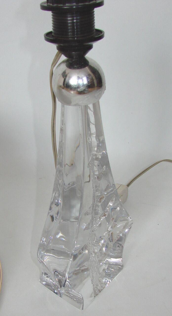 Daum Nancy lamp, France 1970s