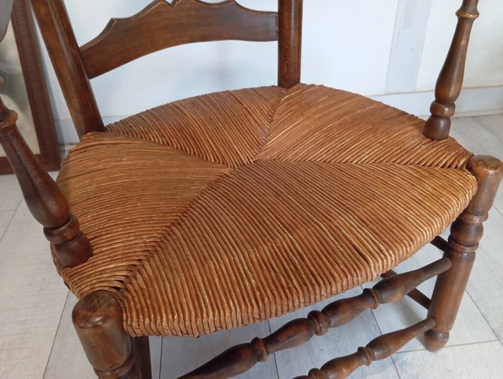 Pair of nursing or fireside armchairs