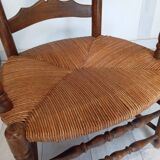 Pair of nursing or fireside armchairs