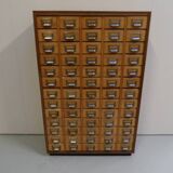 Vintage apothecary cabinet with 65 drawers
