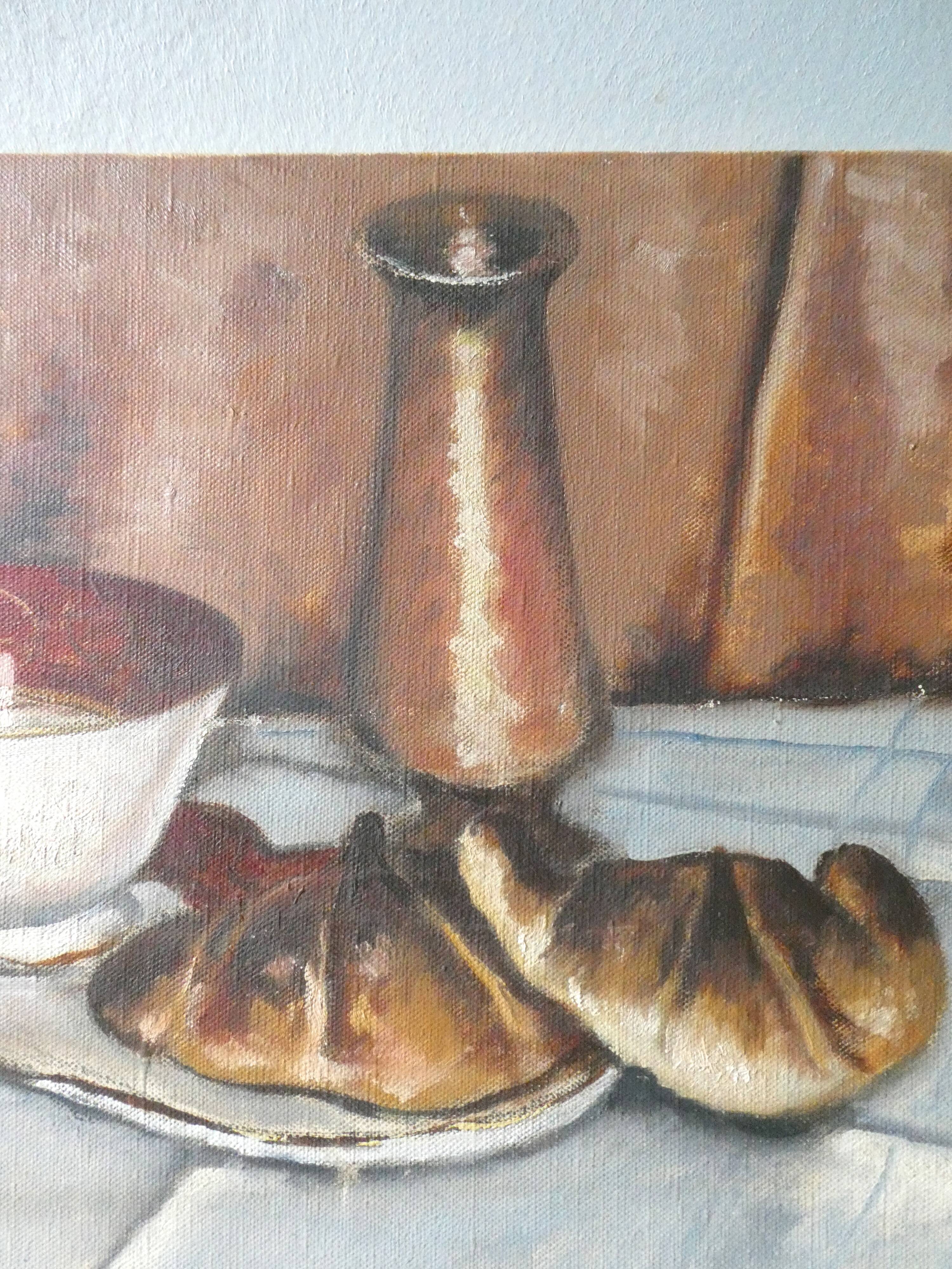 Painting, oil on canvas, still life, Middle twentieth