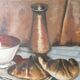 Painting, oil on canvas, still life, Middle twentieth