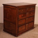English oak chest of drawers, early 18th century