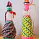 Lot de 2 bouteilles scoubidous