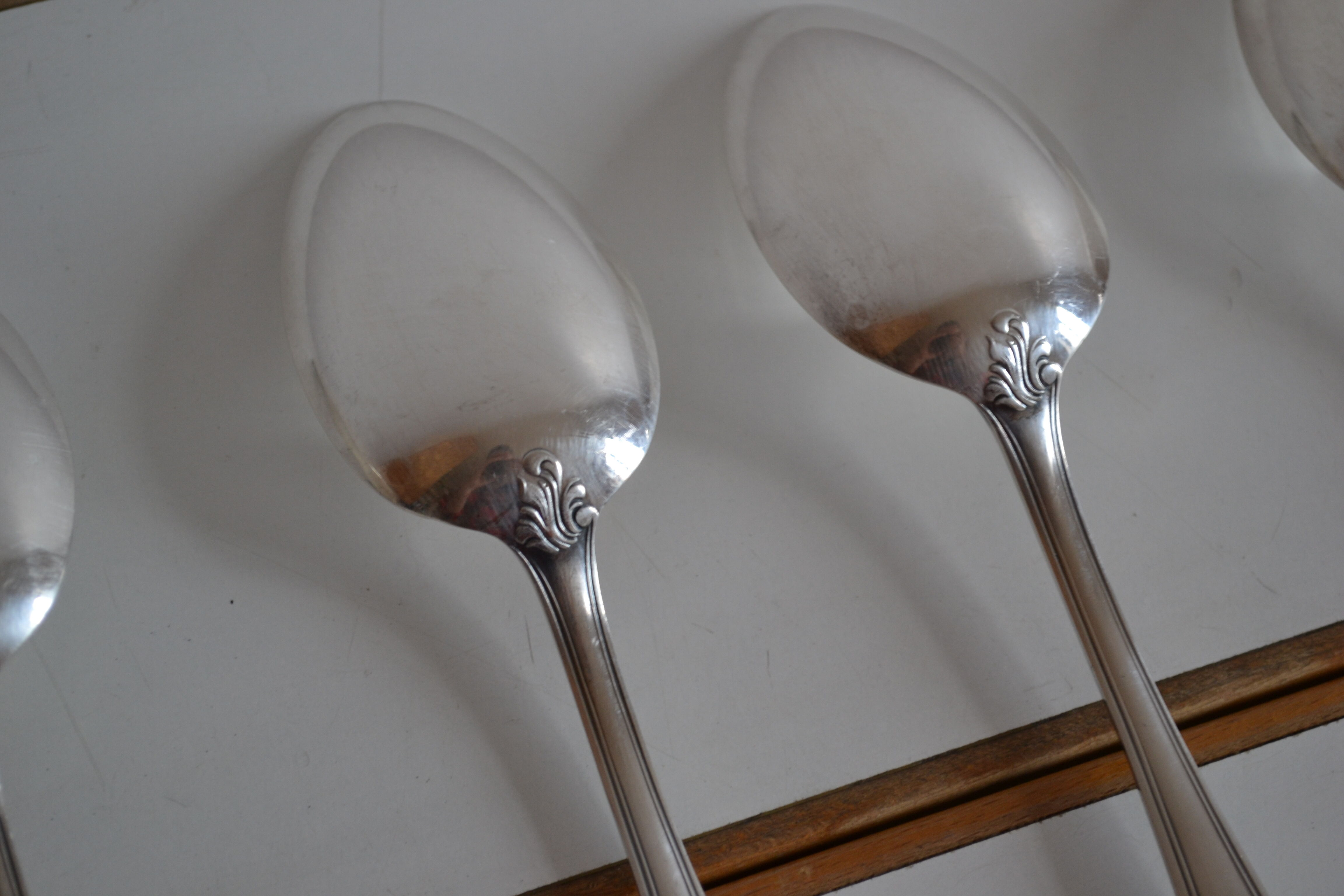 12 tablespoons metal argente orfevre frionnet francois