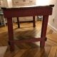 Wooden farm table
