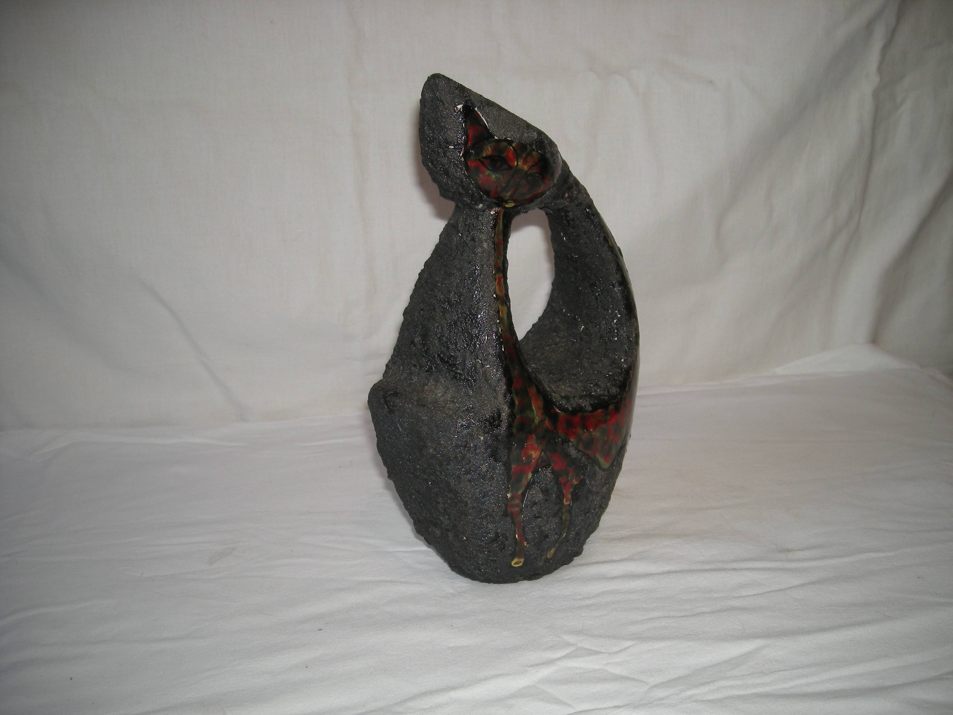 Vase Chat - Sicile de années 60