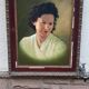 Portrait ancien huile sur panneau