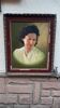 Portrait ancien huile sur panneau