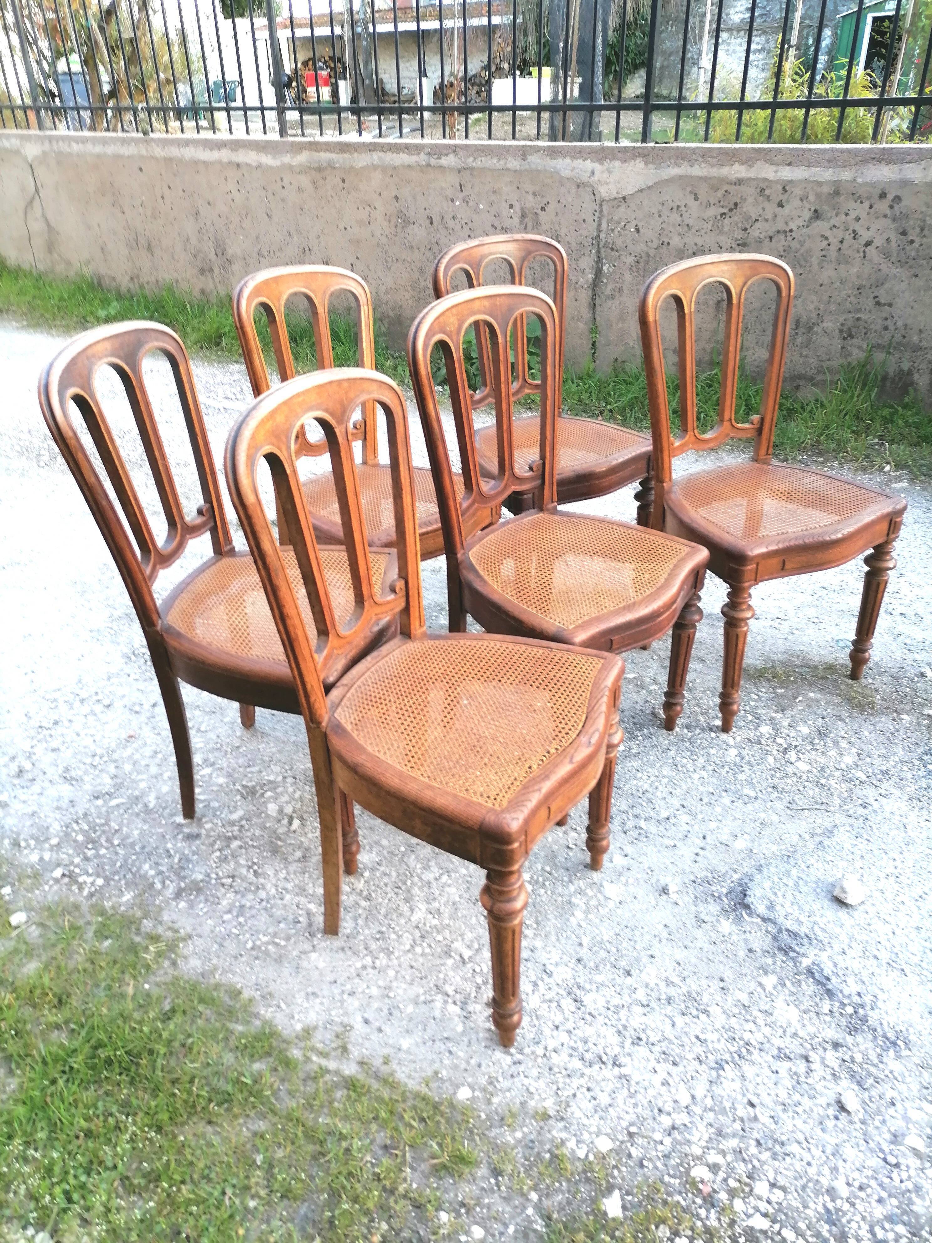 Six chairs