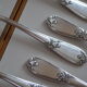 12 metal argente orfevre frionnet french table forks