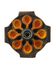 1960s/1970s Ceramic Wall Sconce, Mid-Century Space Age Design