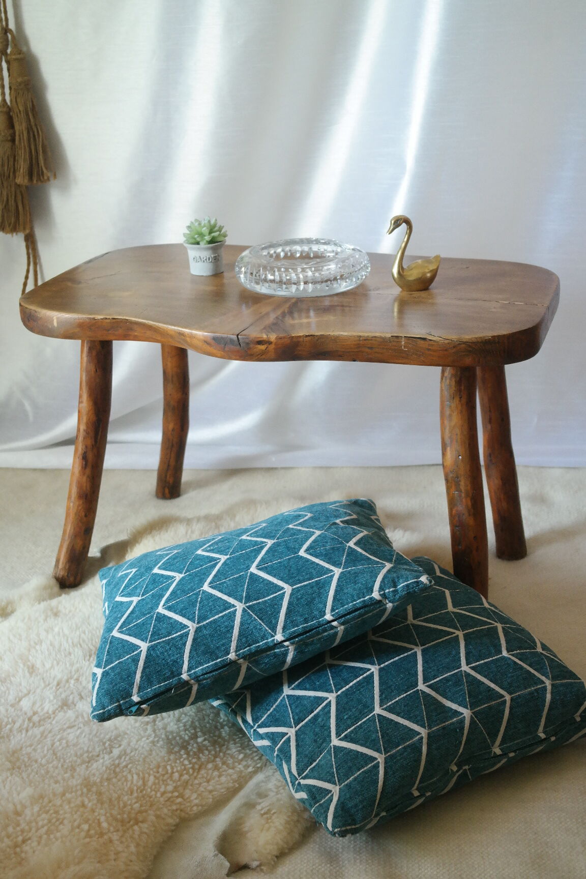 Vintage brutalist coffee table