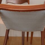 6 candinave teak chairs from the 60s