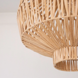 Wicker pendant light