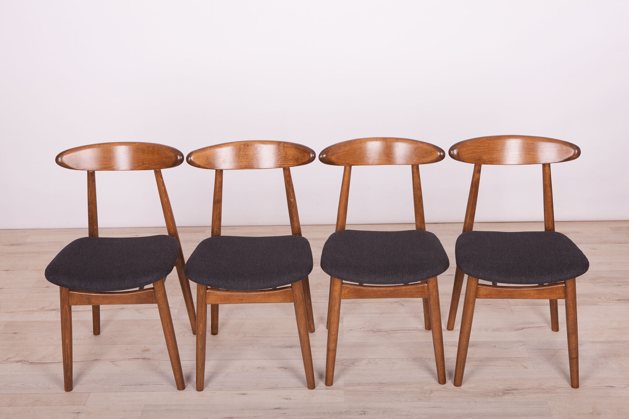 Dining Chairs by Rajmund Teofil Hałas, 1960s, Set of 4