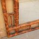 Miroir bambou vintage