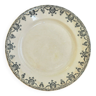 Plat modèle Verdun, Faïancerie Nouvelle Givors