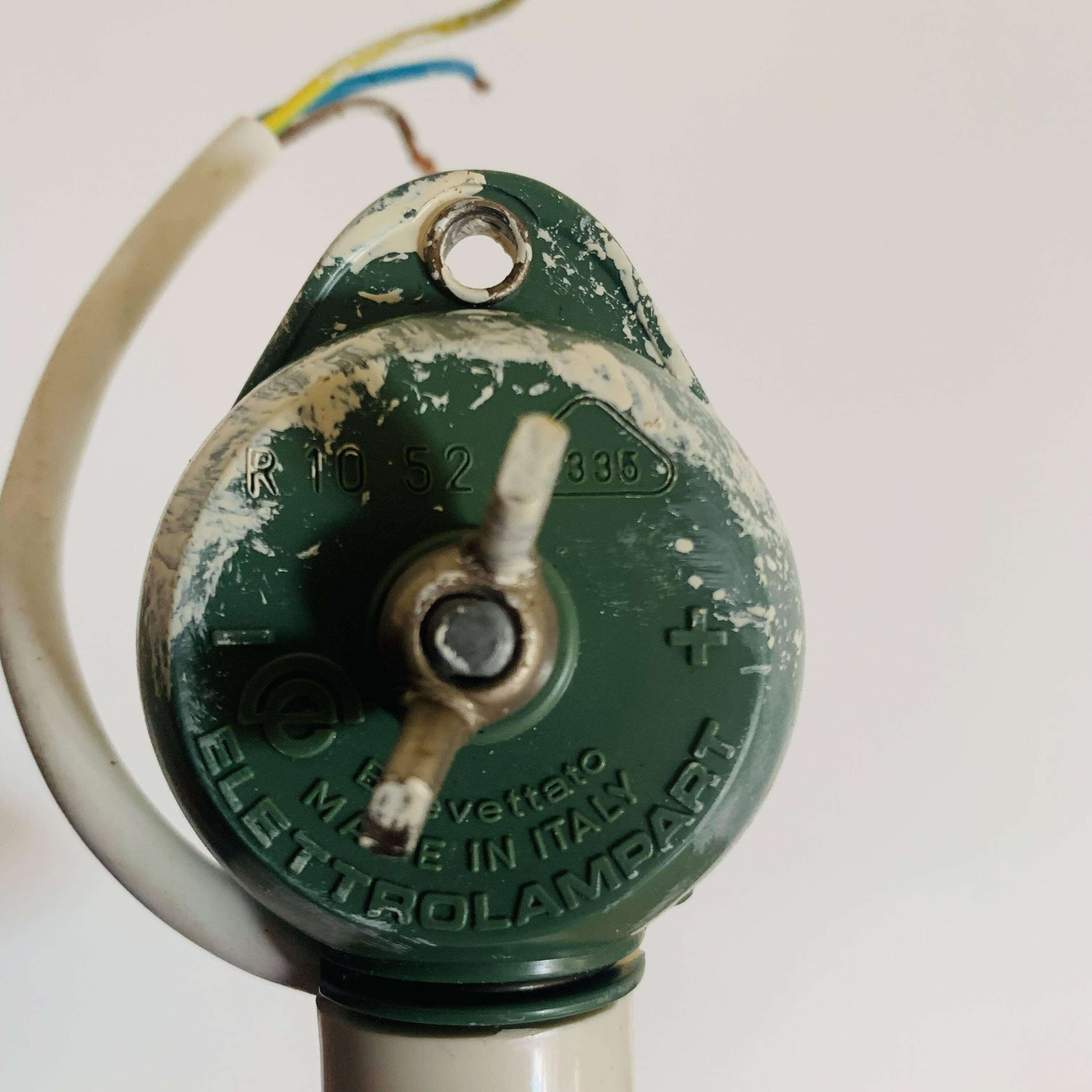 Italian white pendant light Elettrolampar