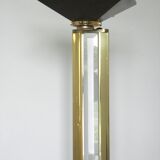 Brass lamppost and 80s plexiglass