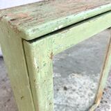 Antique farmhouse cabinet with mirror