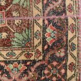 Distressed Turkish Narrow Runner 397x63 cm wool Vintage Tribal Rug