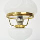 Mid-century Glass Table Lamp,1960's.