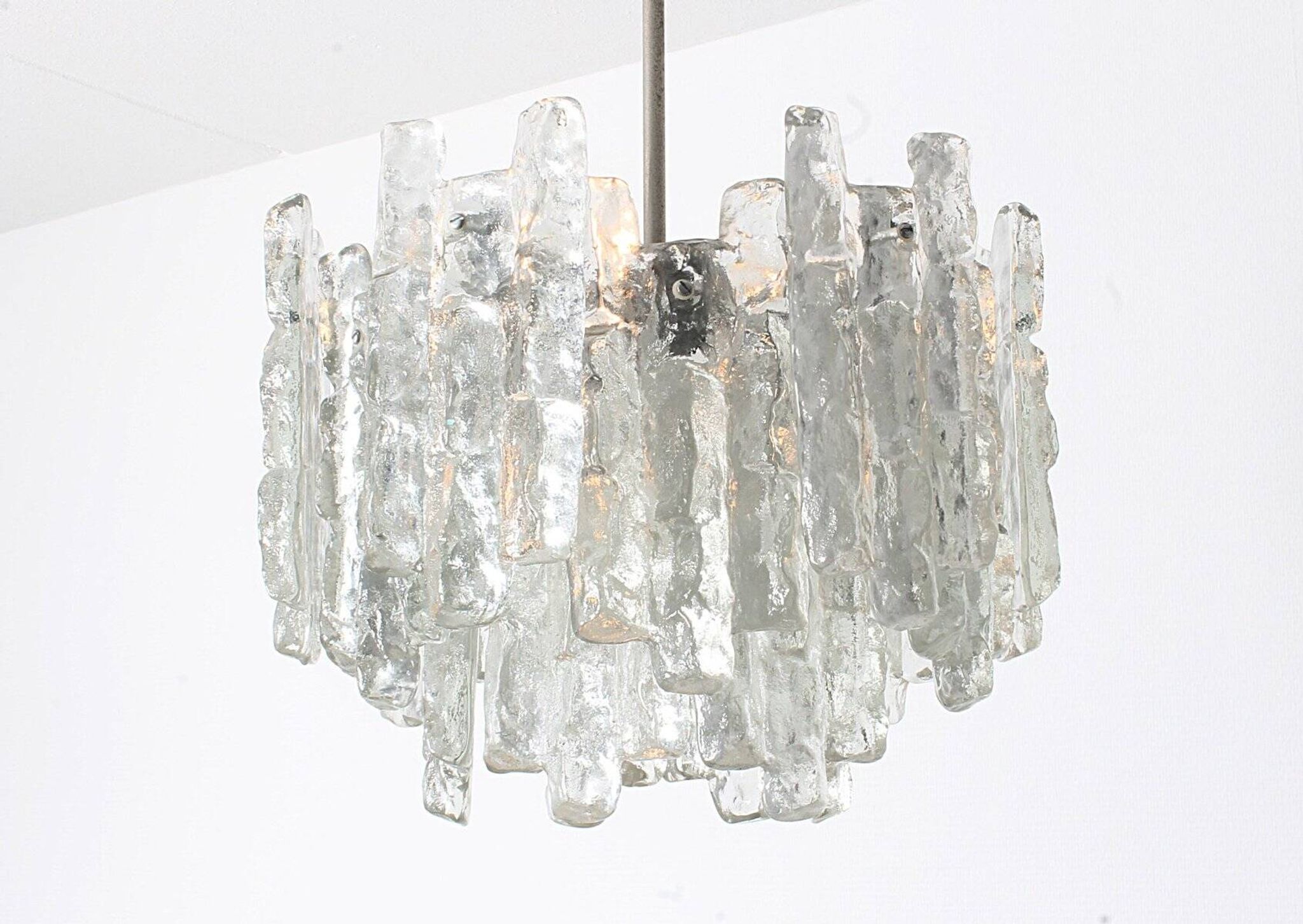 Soria chandelier by J. T. Kalmar for Kalmar Franken KG, 1970s