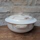 Soup tureen with lid in Salins ironstone model Nénuphar 25.5cm